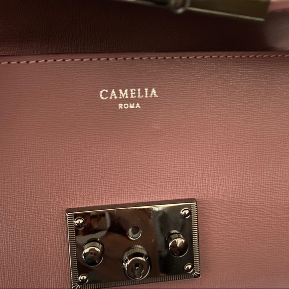 Vera Pelle Carmelia Roma Shoulder Bag Purple - Picture 7 of 9